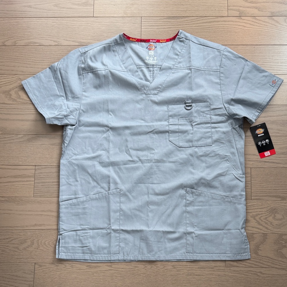 Grey Men’s Dickies Medical / Lab Shirt